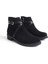 Almıla Fermuarlı Lastikli Ortopedik Taban Topuklu Süet Kadın Bot St - Siyah 4