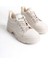 Jane Bağcıklı Ortopedik Taban Kadın Sneaker Spor Ayakkabı Kt - Krem 5