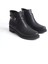 Almıla Fermuarlı Lastikli Ortopedik Taban Topuklukadın Bot St - Siyah 4