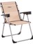 Katlanabilir Piknik Ve Kamp Sandalyesi - Bardaklıklı - Rock - Bej (A-02-R14)- 140kg Taşıma 1