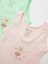 Kız Çocuk Organik Pamuklu Likralı Atlet Sweet Rabbit 2'li Paket 1