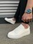 JY166 Prestige Bağcıklı Cilt Kapitone Desenli Erkek Günlük Sneaker Ayakkabı Cbt - Beyaz 3