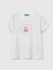 Benetton Kız Çocuk Baskılı Tshirt 1-6 Yaş Beyaz 1