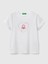 Benetton Kız Çocuk Baskılı Tshirt 1-6 Yaş Beyaz 2