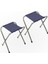Katlanır Balıkçı Taburesi, Kamp Taburesi, Piknik Taburesi, Kamp Sandalyesi-Lacivert-**2 Adet** 1