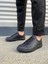 JY165 Elite Bağcıklı Cilt Erkek Günlük Sneaker Ayakkabı Cst - Siyah 2