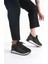 Alya Bağcıklı Ortopedik Taban Taşlı Kadın Sneaker Spor Ayakkabı Bt - Siyah 1