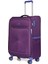 GM12113 Hafif Kumaş Valiz Orta Boy Mor 2