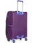 GM12113 Hafif Kumaş Valiz Orta Boy Mor 4