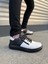 JY155 Warrior Bağcıklı ve Fermuarlı Cilt Erkek Günlük Sneaker Ayakkabı Cst - Siyah/beyaz 1