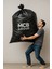 200 Adet Endüstriyel ( 120X150 cm ) Hantal Boy Siyah Çöp Poşeti 120 Litre Çöp Konteynırına Uyumludur 3