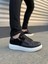 JY155 Warrior Bağcıklı ve Fermuarlı Cilt Süet Erkek Günlük Sneaker Ayakkabı Csbt - Siyah 1