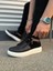 JY155 Warrior Bağcıklı ve Fermuarlı Cilt Süet Erkek Günlük Sneaker Ayakkabı Csbt - Siyah 3