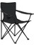 4 Adet Katlanır Sandalye Taşıma Çantalı Kamp Piknik Sandalyesi Siyah 3