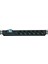 19" 1u 6lı Sigortalı Priz Modülü Metal Gövdeli AA-PRZ01U19-6S-AL 1