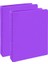 Mor 2 Halkalı Klasör 2 Adet A4 Pvc Öğrenci ve Ofis Tipi Evrak Sunum Talebe Büro Klasörü Iç Cepli Otomatik Mekanizmalı 2