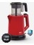 Chaiwan Çay Makinesi Elektrikli Tea Marker Cam Demlik Kırmızı 2