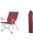 Dachuan Katlanır Kamp Sandalyesi Bordo 5