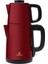 Tea Break Rouge Red Çelik Su Isıtıcı & Çay Makinesi 2