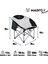 Moonchair Deluxe Katlanır Kamp Sandalyesi Siyah/Gri 5