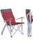 Dachuan Katlanır Kamp Sandalyesi Bordo 4