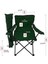 3'Lü Kamp Sandalyesi Piknik Sandalyesi Katlanır Sandalye Taşıma Çantalı Kamp Sandalyesi Yeşil 2