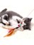 Luxury Kedi Oyun Oltası 90 cm Renkli Tüylü Kedi Oyuncağı 1 Adet 5