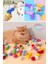 Luxury Kedi Mini Ponpon Oyunları Streç Peluş Top Oyuncaklar Kedi Malzemeleri Evcil Hayvan Oyuncağı 20 Toplu 1 Adet 5