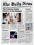 Luxury The Daily News Hışırtılı Sayfa 1 Adet 1