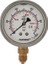 Q100 0-40 Bar Alt Bağl Manometre Metal Gövde Akrilik Kapak 1/2'' 1