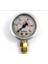 Q63 0-2,5 Bar Alt Bağlantılı Gliserinli Manometre Metal Gövde Cam Kapak 1/4'' 1