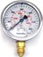 Q100 0-6 Bar Alt Bağlantılı Manometre Gliserinli Metal Gövde Cam Kapak 1/2'' 1