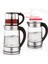 Gourmemaxx Cam Çay Makinesi Kettle 4 Parça Şeffaf 2