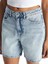 Xsıde Yüksek Bel Mom Fit Kadın Jean Şort (S5) 3