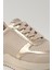 Sabine Bej Deri Kadın Sneakers, Deri, Günlük Ayakkabı, Spor Ayakkabı 25082 5
