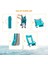 Lilac High Comfort Plaj Ve Dinlenme Sandalyesi Cyan 5
