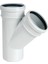 Q100-50 Pvc Atık Su Tek Çatal 45° 1