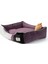Luxury Limited Edition Deluxe Seri Yılanabilir Kedi ve Köpek Iç Mekan Yatağı (45*55) Small 1 Adet 3