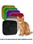 Luxury Kulübe Içi Peluş Pofuduk Kedi Halısı 40X40 cm Yumoş Kedi Evi - Kulübeleri Boyutlarına Özel (Mavi ) 1 Adet 2