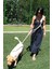 Luxury Siyah Beyaz Köpek Hands Free Koşu ve Yürüyüş Gezdirme Tasması 1 Adet 5