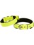 Luxury Neon Yumuşak Doku Köpek Boyun Tasma Yellow Medium 58CM 1 Adet 1