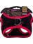 Luxury Doggie Havalı Dokuma Neon Küçük Irk Köpek Göğüs Tasması Xsmall Pembe 30-34 cm 1 Adet 2