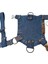 Luxury Köpek Göğüs Tasması Küçük Irk Mavi Kot Cep Göğüs ÖLÇÜSÜ:18-40CM Ayarlamalı Dog Harness Gt2-20 1 Adet 4