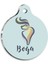Luxury Boğa Burcu Kedi Köpek Künyesi Medium 2,6 x 3,8 cm 1 Adet 1