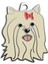 Luxury York Shire Terrier Köpek Künyesi 1 Adet 1