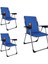 Kamp 3''Lü 140 Kg Taşima Kapasiteli Lüks Bardaklıklı Kamp & Piknik Sandalyesi Rft-03 1