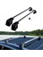 Opel Zafira C Tourer MPV (A11) (2011-2018) için Kilitlenebilir Araca Özel Portbagaj Barları - Ara Atkı / Araç Üstü Tavan Taşıma Barları -(Gri) 2
