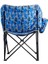 Balcony Comfort Katlanabilir Kamp Sandalyesi Mavi Kamuflaj 3
