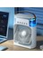 Işıklı Klima 600ML 5 Spreyli Vantilatör Buzlu Buharlı Mini Klima Mini Fan Buzlu 5