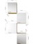 Leyli 50 cm 4 Modül Demonte Raflı Banyo Dolabı Mdf 1